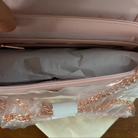 Ted Baker London Pink Leather Crossbody Bag - Picture 6 of 10
